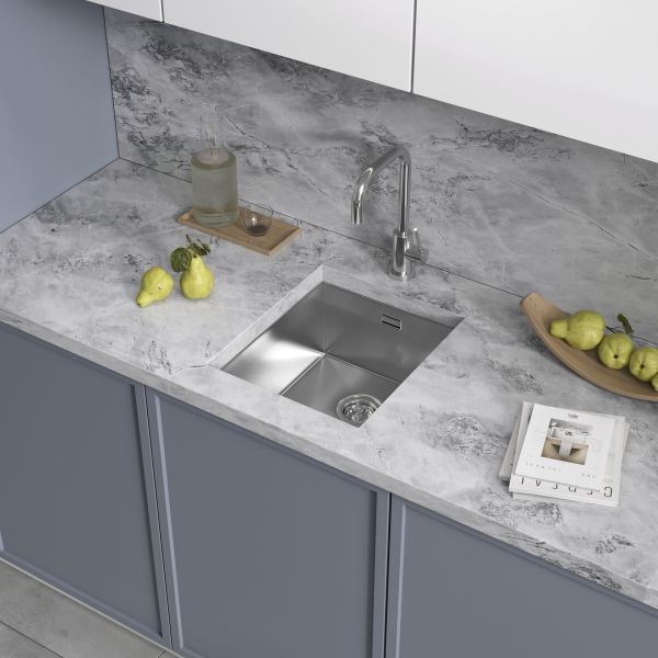 Мойка кухонная Reflexion Como 38-SS  RX2038SS полированная сталь