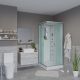 Душевая кабина Niagara NG-1101-14F 90x90см серебро/матовое