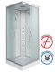 Душевая кабина Niagara NG-1101-14G с гидромассажем 90x90см серебро/матовое