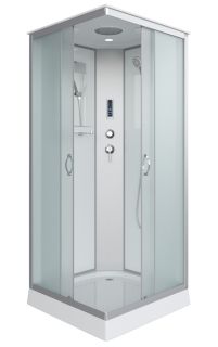 Душевая кабина Niagara NG-1101-14P 90x90см серебро/матовое