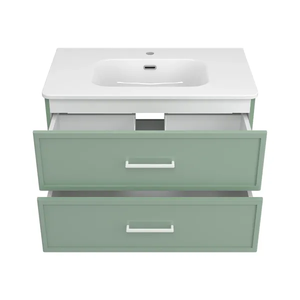 Подвесная тумба под раковину Brevita Verde 80 УТ000026830 зеленый