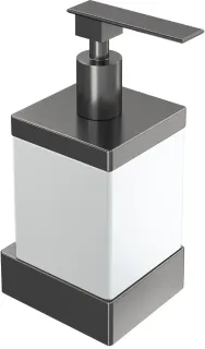 Дозатор Boheme Qubic 10727-GM графит матовый