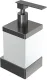 Дозатор Boheme Qubic 10727-GM графит матовый