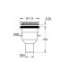 Донный клапан GROHE 49533000 для душевого поддона