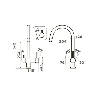 Смеситель OMOIKIRI YAMADA-P SA  4974286 бежевый Смеситель OMOIKIRI YAMADA-P SA  4974286 бежевый