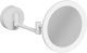 Зеркало косметическое Kludi Vela R 5899553W с 3-х кратным увеличением и LED-подсветкой белый матовый