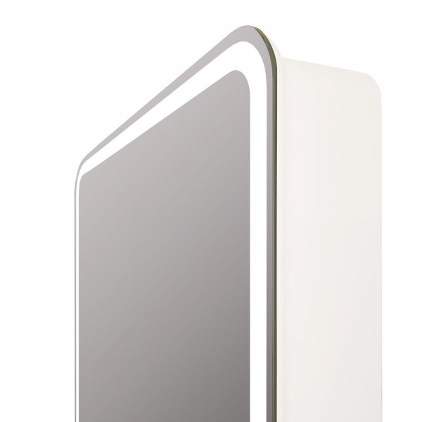 Зеркало-шкаф Reflexion Circle 60L RF2109SR с подсветкой 60х80