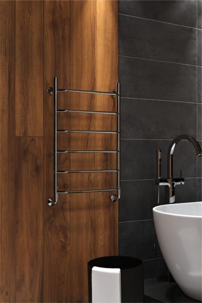Полотенцесушитель водяной Indigo Roof LRW80-50 80x50 см хром