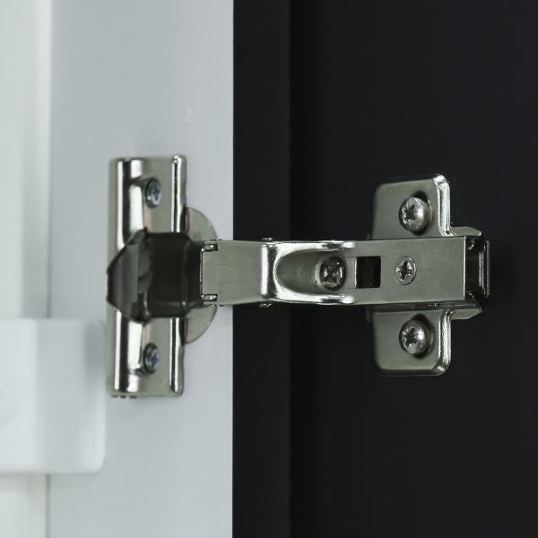 Зеркало-шкаф Reflexion Black 45 RF2003BL с  подсветкой 45х85