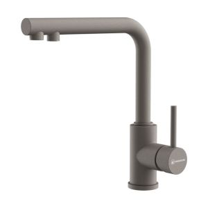 Смеситель для кухни Omoikiri Nakagawa 2 Plus-Gr латунь/ leningrad grey