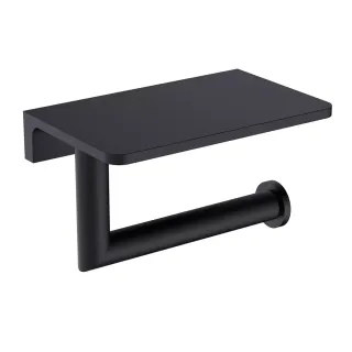 Держатель туалетной бумаги AQUAme Trento AQM7209MB чёрный матовый