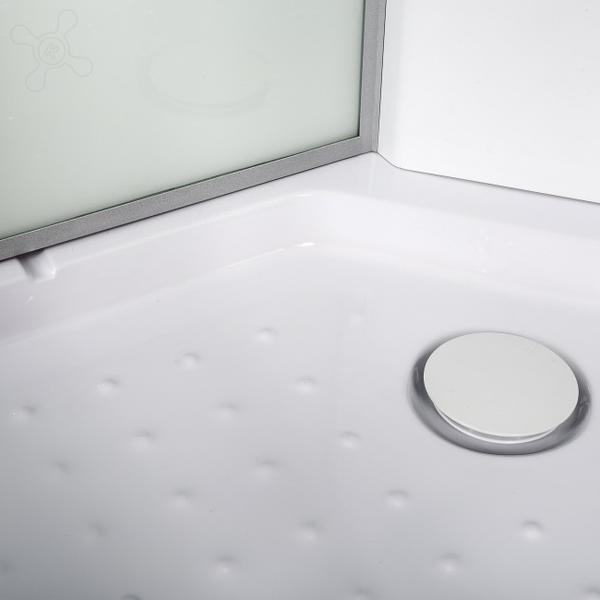 Душевая кабина Deto L 902 R N без крыши 120х80х200 см