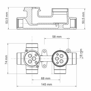 Смеситель для ванны и душа WasserKRAFT Aisch 5571 тёмное золото матовое