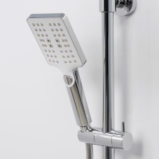 Душевая стойка WasserKRAFT Aller Thermo A11301 с термостатом хром/белый