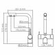 Смеситель для кухни WasserKRAFT A8387 под фильтр тёмное золото матовое