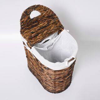 Корзина для белья WasserKRAFT Dill WB-611-L коричневый