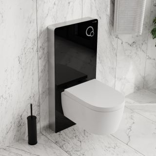 Пристенный модуль системы инсталляции для унитазов WasserKRAFT Naab 86TLT.040.PE.BL чёрный