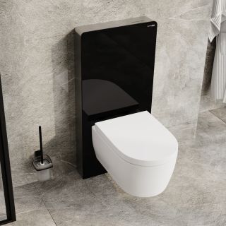 Пристенный модуль системы инсталляции для унитазов WasserKRAFT Naab 86TLT.040.SE.BL чёрный