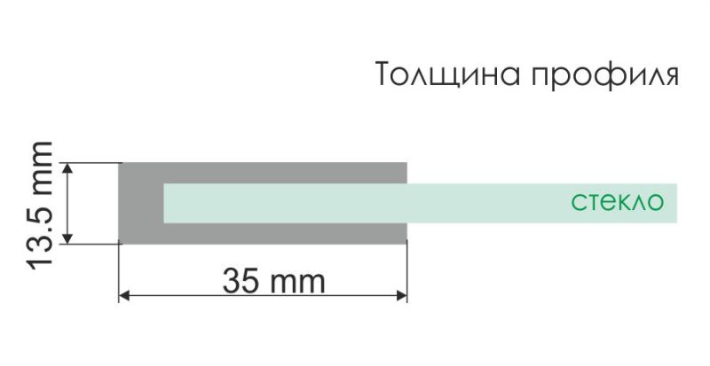 Шторка на ванну WasserKRAFT Leine 35P02-110 110 см профиль хром стекло прозрачное