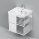 Тумба с раковиной Am.Pm Gem M90-FHX0502WG-WCC0502WG 50 см белый