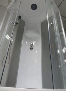 Душевая кабина Royal Bath BK стекло матовое/прозрачное 100x100см RB100BK4-MT