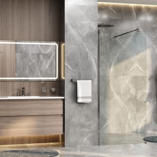 Душевая перегородка WasserKRAFT Rur 30W44 100 см профиль хром стекло прозрачное