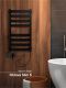 Полотенцесушитель электрический Indigo Oktava Slim 5 LСLOKS5E80-40BRRt 80x40 см чёрный муар