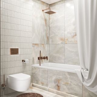 Душевой комплект WasserKRAFT Asphe A7751.288.289.338.329.290.292.291 розовое золото