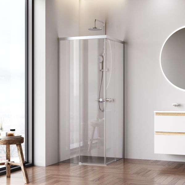 Душевой уголок Am.Pm X-joy W94G-403-8080-МТ1К 80x80 см без поддона хром матовый