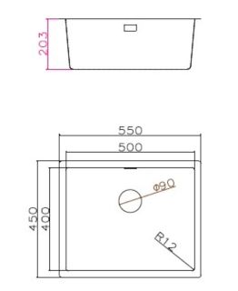 Кухонная мойка Grandex Aqua Proline 55 3002061 золото Кухонная мойка Grandex Aqua Proline 55 3002061 золото