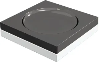 Мыльница Boheme Qubic 10960-SGM графит