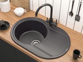 Смеситель для кухни Paulmark Essen Es213211-401BR антрацит/бронза Смеситель для кухни Paulmark Essen Es213211-401BR антрацит/бронза