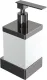 Дозатор Boheme Qubic 10727-SGM графит