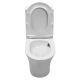Унитаз-моноблок Azario Vally AZ-80687 безободковый торнадо белый