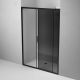 Душевая дверь Am.Pm Gem W90G-140-1-195BG 140 см цвет профиля чёрный матовый стекло тонированное