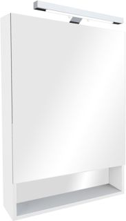 Зеркальный шкаф Roca Gap ZRU9302885 белый глянец