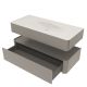 База под раковину Vincea Caprice 1200 подвесная, 1 выкатной ящик soft-close, светло-серый матовый