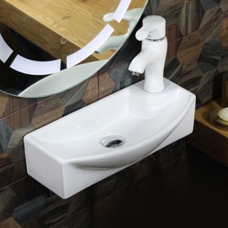Подвесная раковина Melana 7946L-805 45см белый Подвесная раковина Melana 7946L-805 45см белый