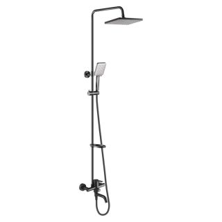Душевая стойка Swedbe Hermes 5132B со смесителем для ванны чёрный Душевая стойка Swedbe Hermes 5132B со смесителем для ванны чёрный