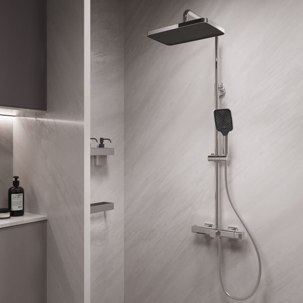 Душевая стойка Vincea Core VSFS-4CO1CH, хром