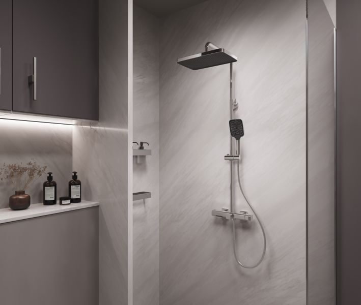 Душевая стойка Vincea Core VSFS-4CO1CH, хром