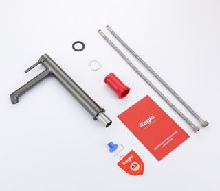 Высокий смеситель для раковины Raglo R20.15.09 графит Высокий смеситель для раковины Raglo R20.15.09 графит