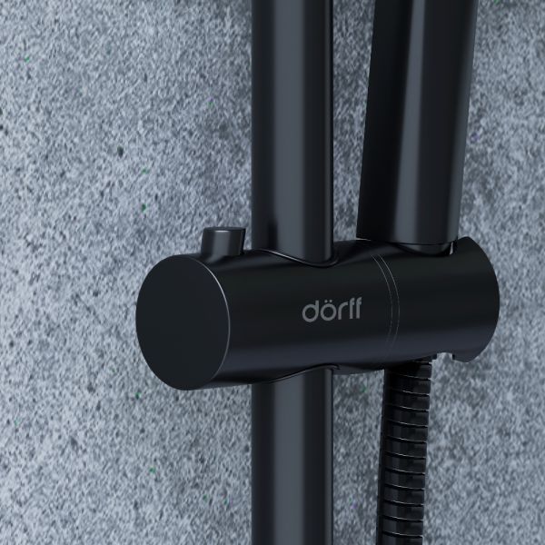 Душевая стойка Dorff Norma без смесителя чёрный D0712020