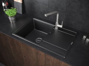 Мойка кухонная Paulmark Flugen PM217850-BL чёрный