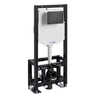 Система инсталляции для унитазов WasserKRAFT Dill 61TLT.010.ME.MB04 с кнопкой смыва