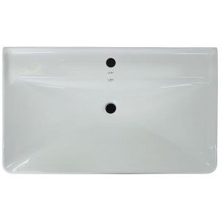 Тумба с раковиной Azario Lotos CS00083931 80 см белый глянец