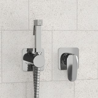 Гигиенический душ со смесителем WasserKRAFT Weida A3151.271.057.136 хром