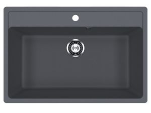 Кухонная мойка Ulgran Classic U-600-343 антрацит