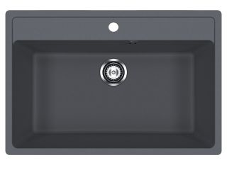 Кухонная мойка Ulgran Classic U-600-343 антрацит Кухонная мойка Ulgran Classic U-600-343 антрацит
