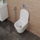 Унитаз подвесной D&K Venice DT1026016 безободковый белый